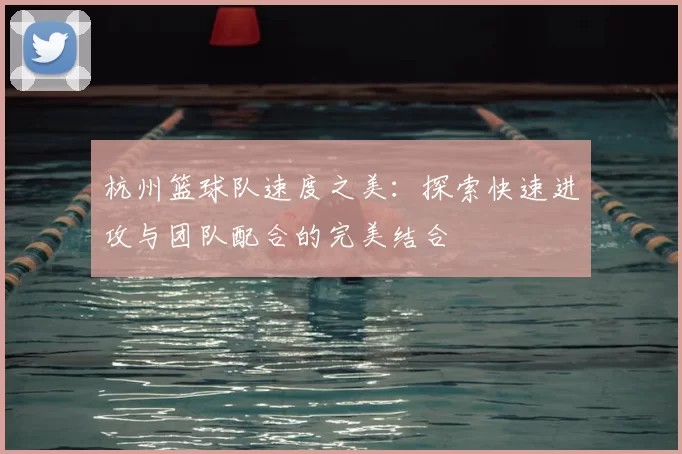 杭州篮球队速度之美：探索快速进攻与团队配合的完美结合
