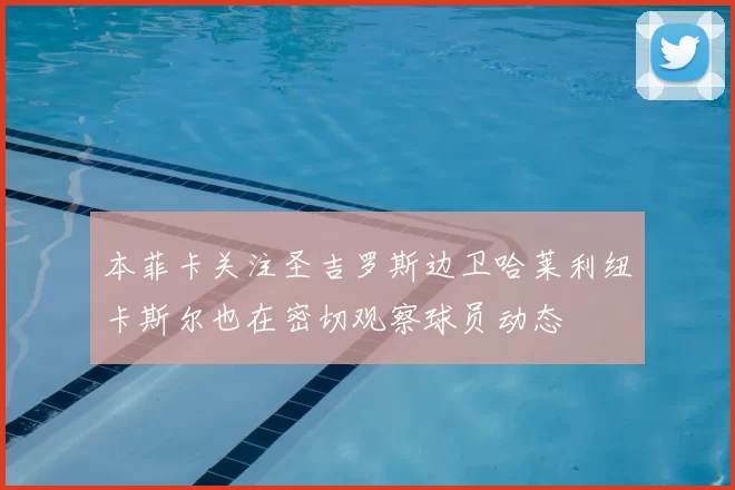 本菲卡关注圣吉罗斯边卫哈莱利纽卡斯尔也在密切观察球员动态