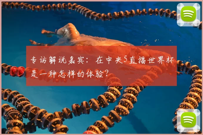 专访解说嘉宾：在中央5直播世界杯是一种怎样的体验？